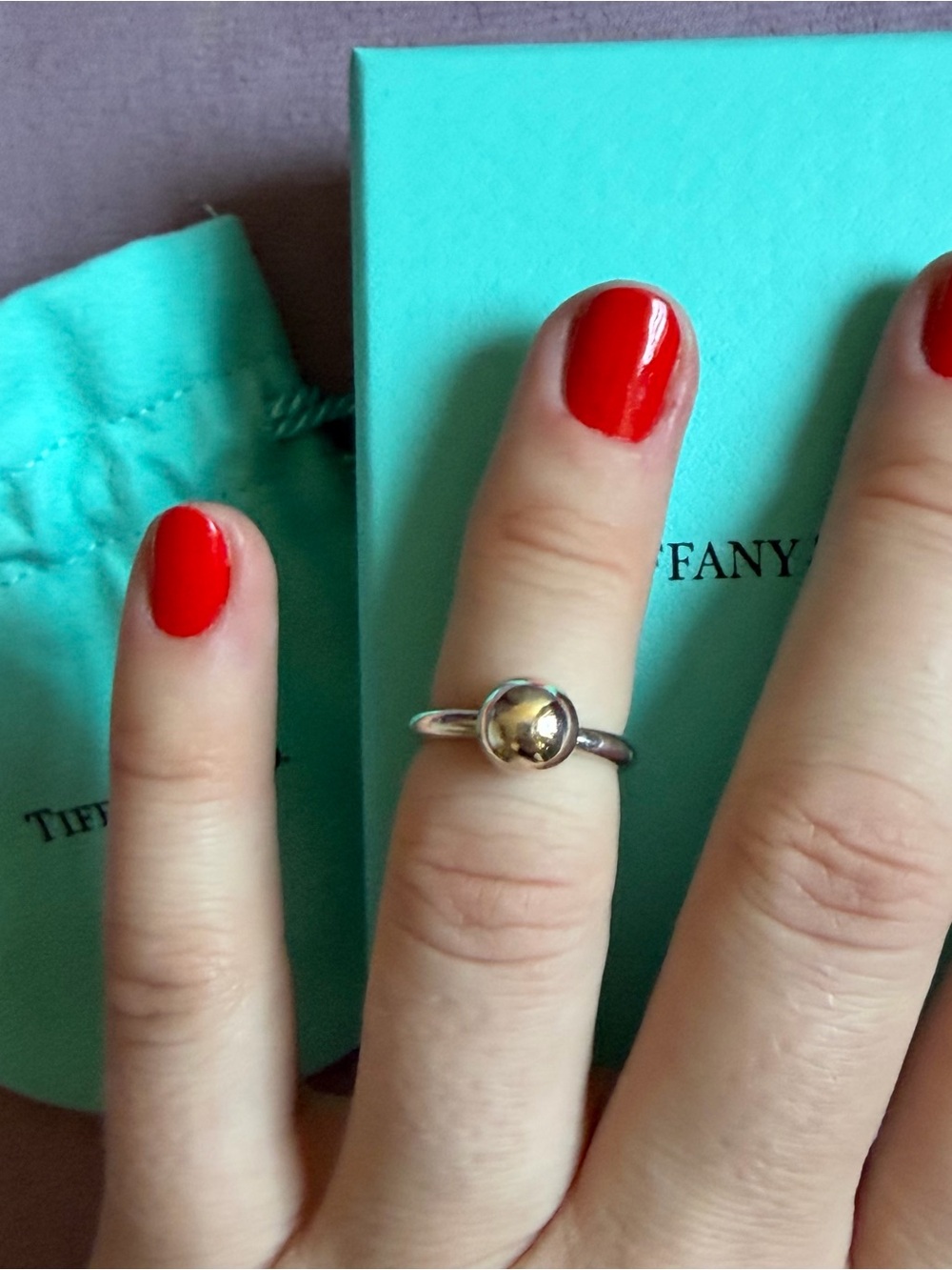 🩵Tiffany & Co. Sterling Silver Hardwear Ring - Silver🪩